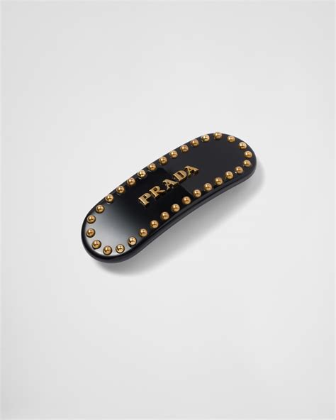 prada id clip saks|Shop Prada Plex Hair Clip .